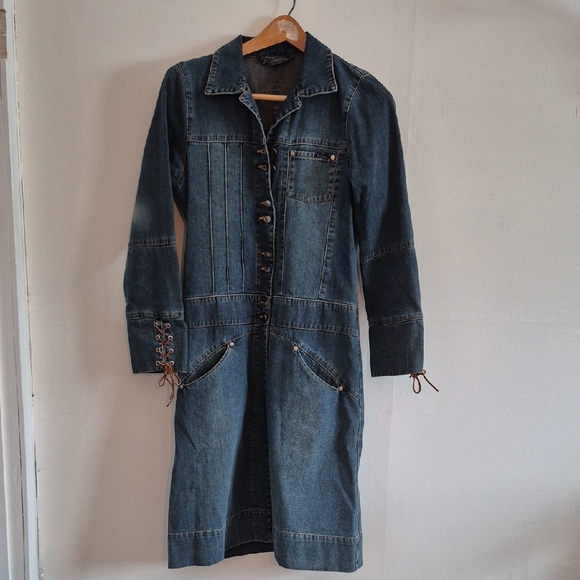 Source Unknown Jackets & Blazers - Source Unknown Blue Jean Jacket Dress
